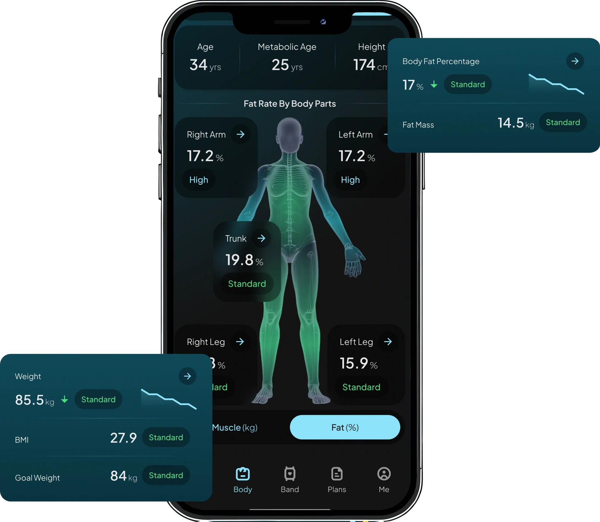 Hume health app progress tracking